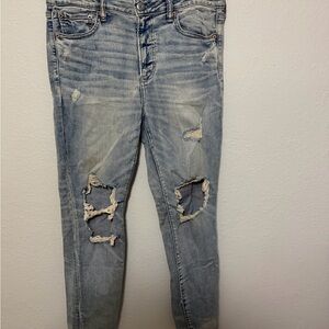 American eagle Distressed Light Blue Jeans